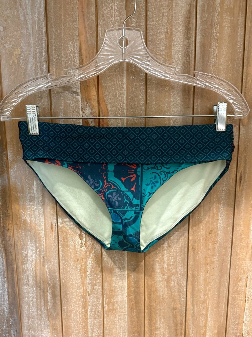 prAna MARTA BOTTOM Women's Bikini Bottom Small Blue Beach Resort Summer New